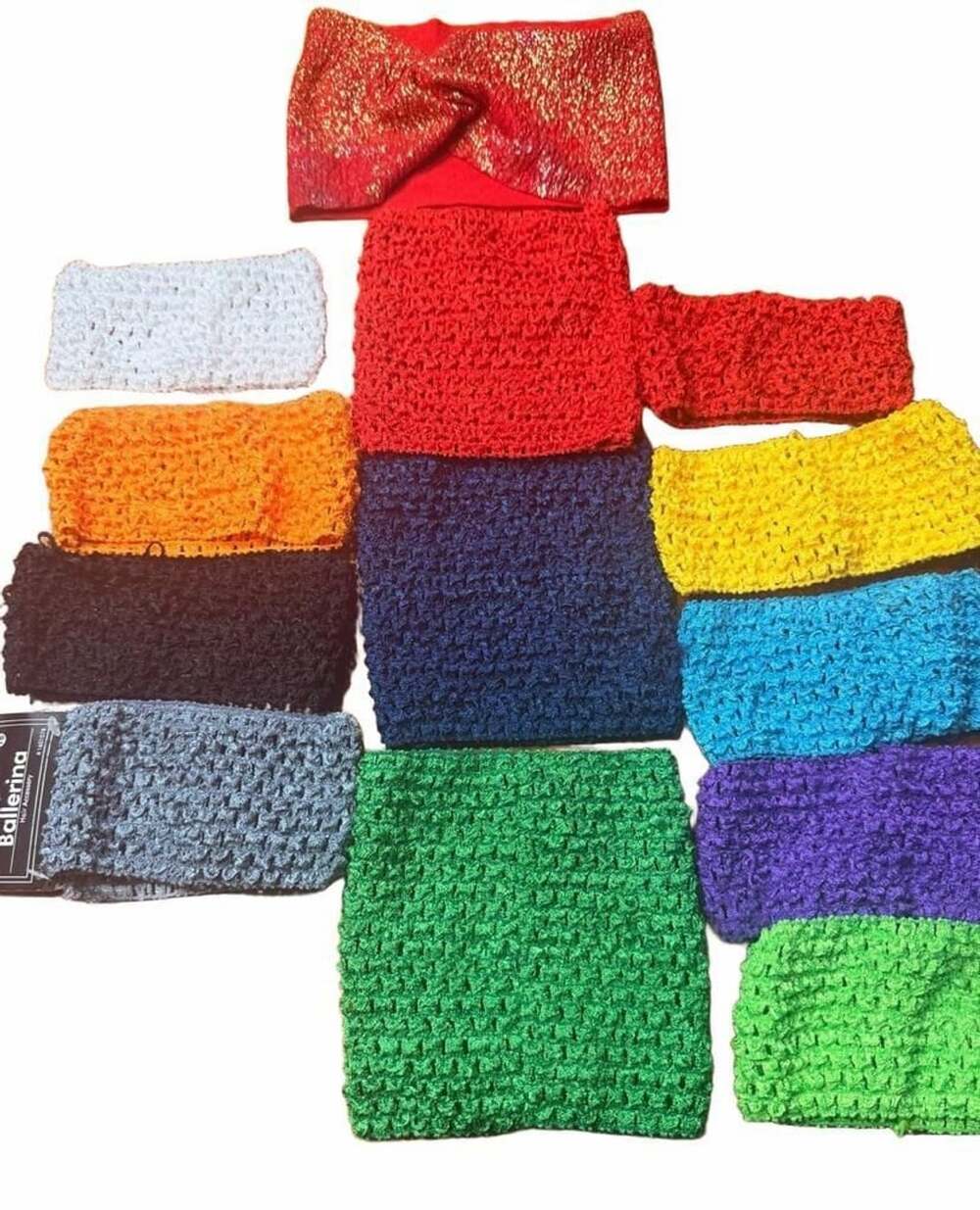 Ballerina Crochet Headbands Multi-Color Assorted Lot